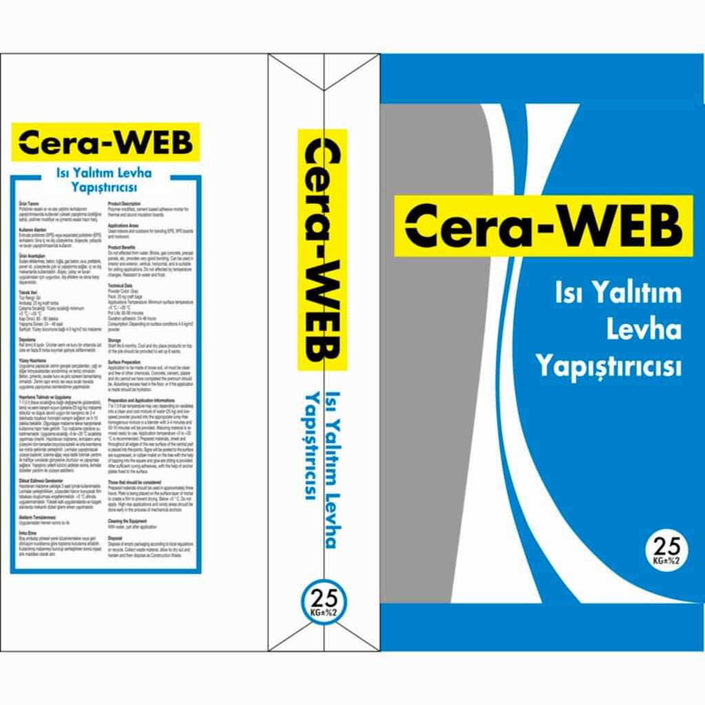 Cera-WEB Isı Yalıtım Levha Yapıştırıcısı